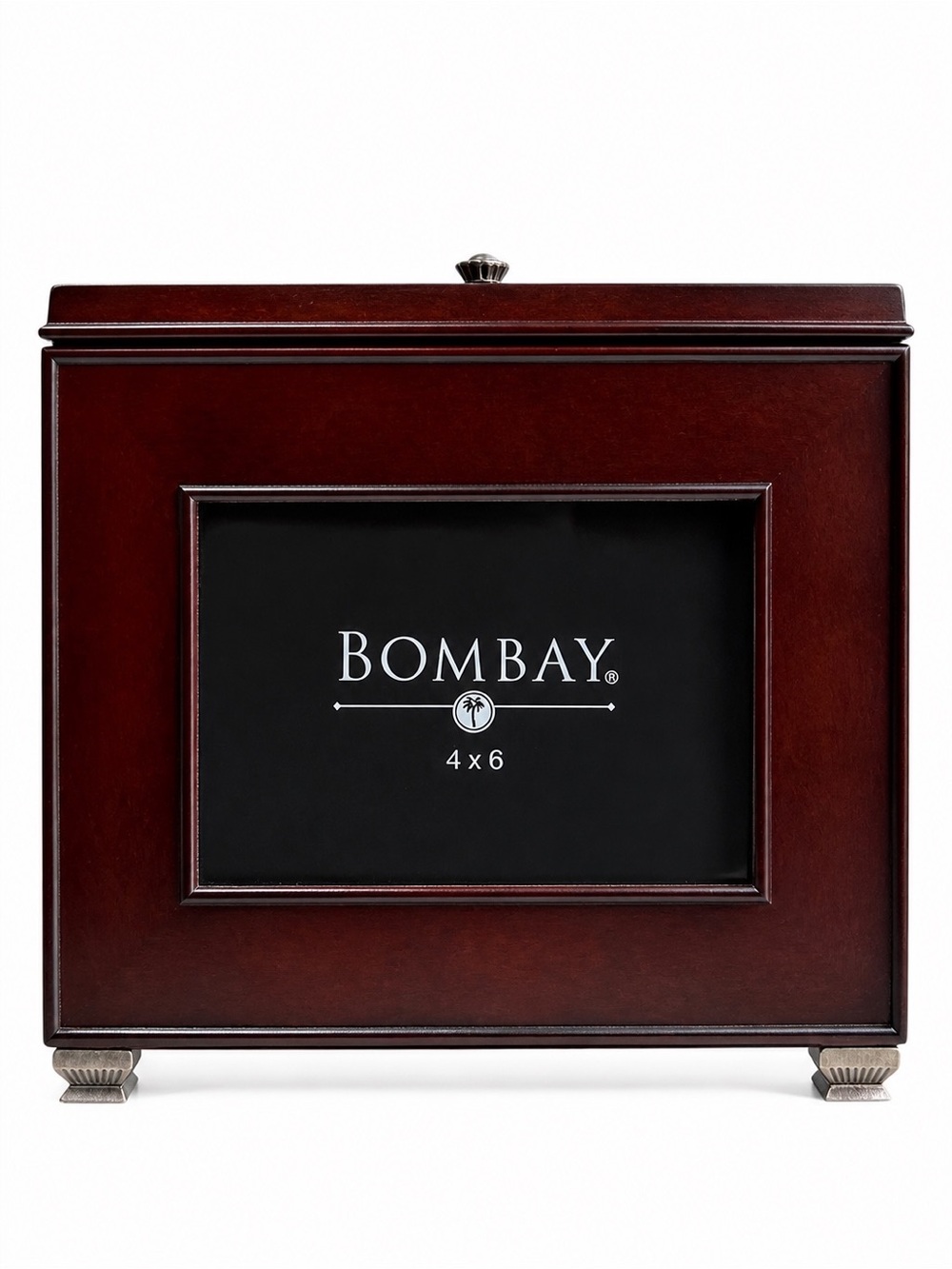Bombay Deep Mahogany Wood 4x6 Picture Frame Box
